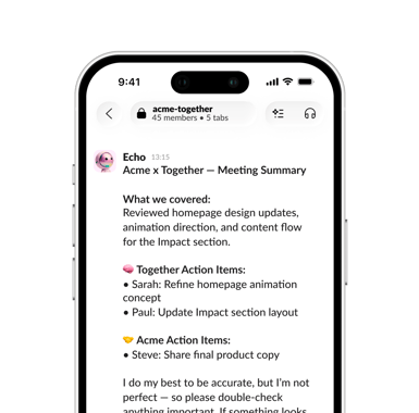 Ai Meeting Summaries