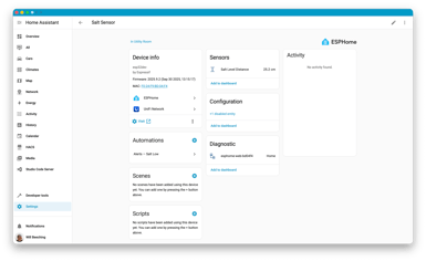 Integrated into Home Assistant